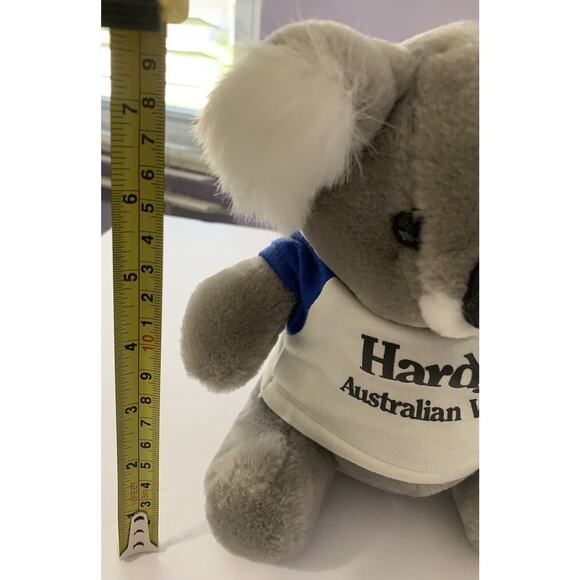 Rare Hardys Australian Wine Plush Koala Bear 9 Inch Stuffed Koala Hardy’s Tshirt - Picture 10 of 11
